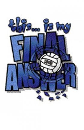 Volleyball T-Shirt ( Final Answer )